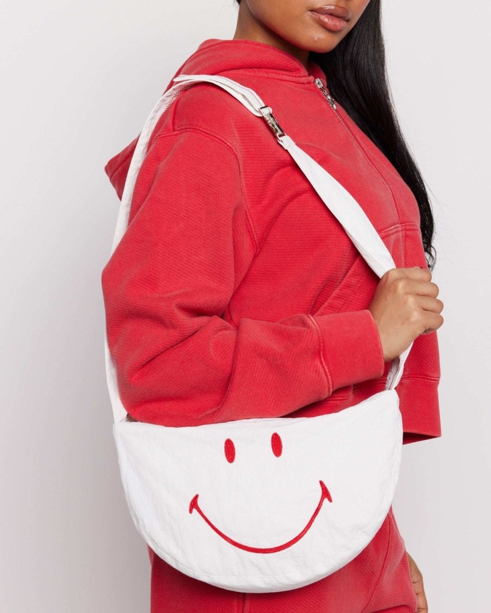 Shop Samii Ryan Samii Ryan x Smiley® Nylon Crossbody Bag Cross Body Bag for women – premium loungewear and festival fashion at Spoiled Brat