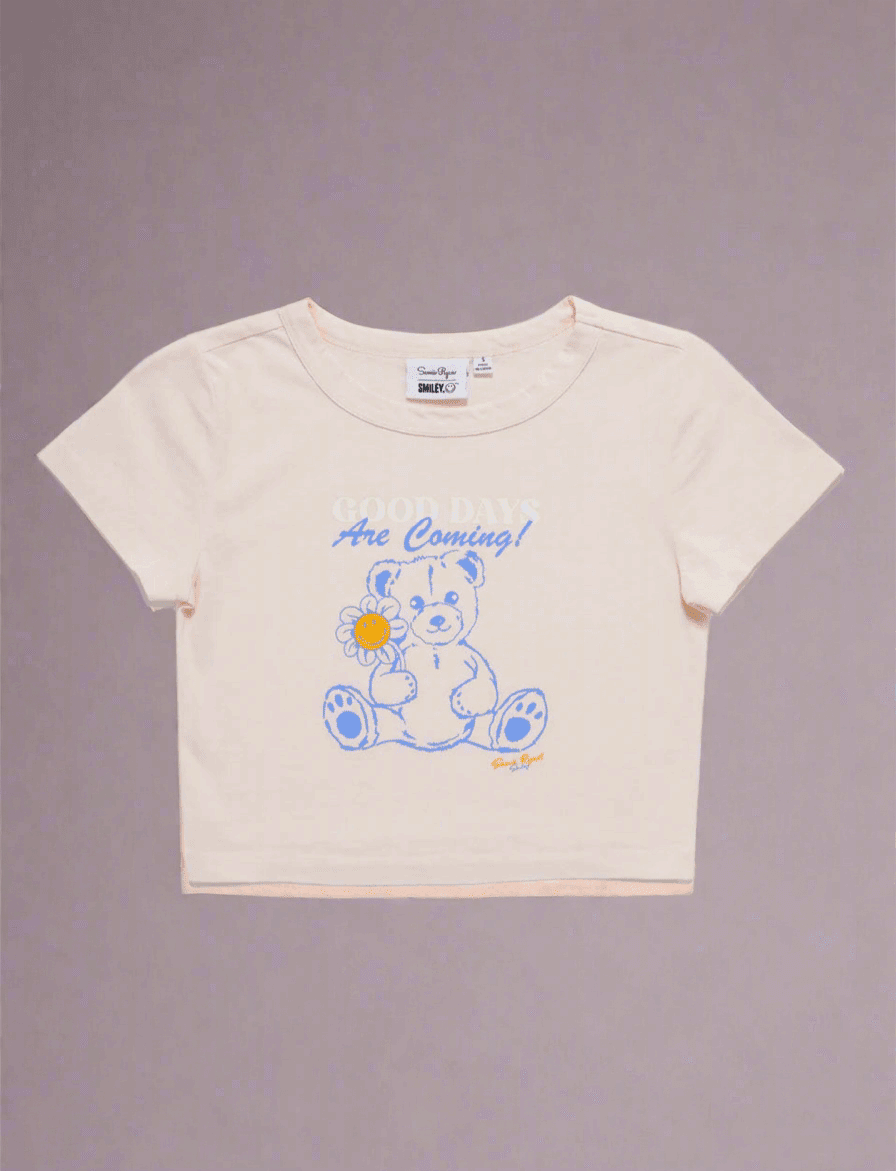 Samii Ryan x Smileyworld® Good Days Baby Tee - Spoiled Brat