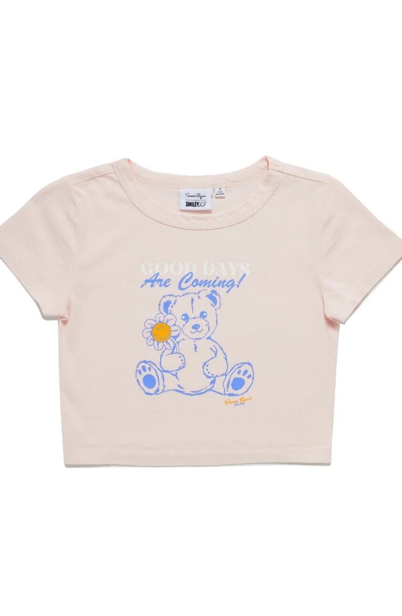 Samii Ryan x Smileyworld® Good Days Baby Tee - Spoiled Brat