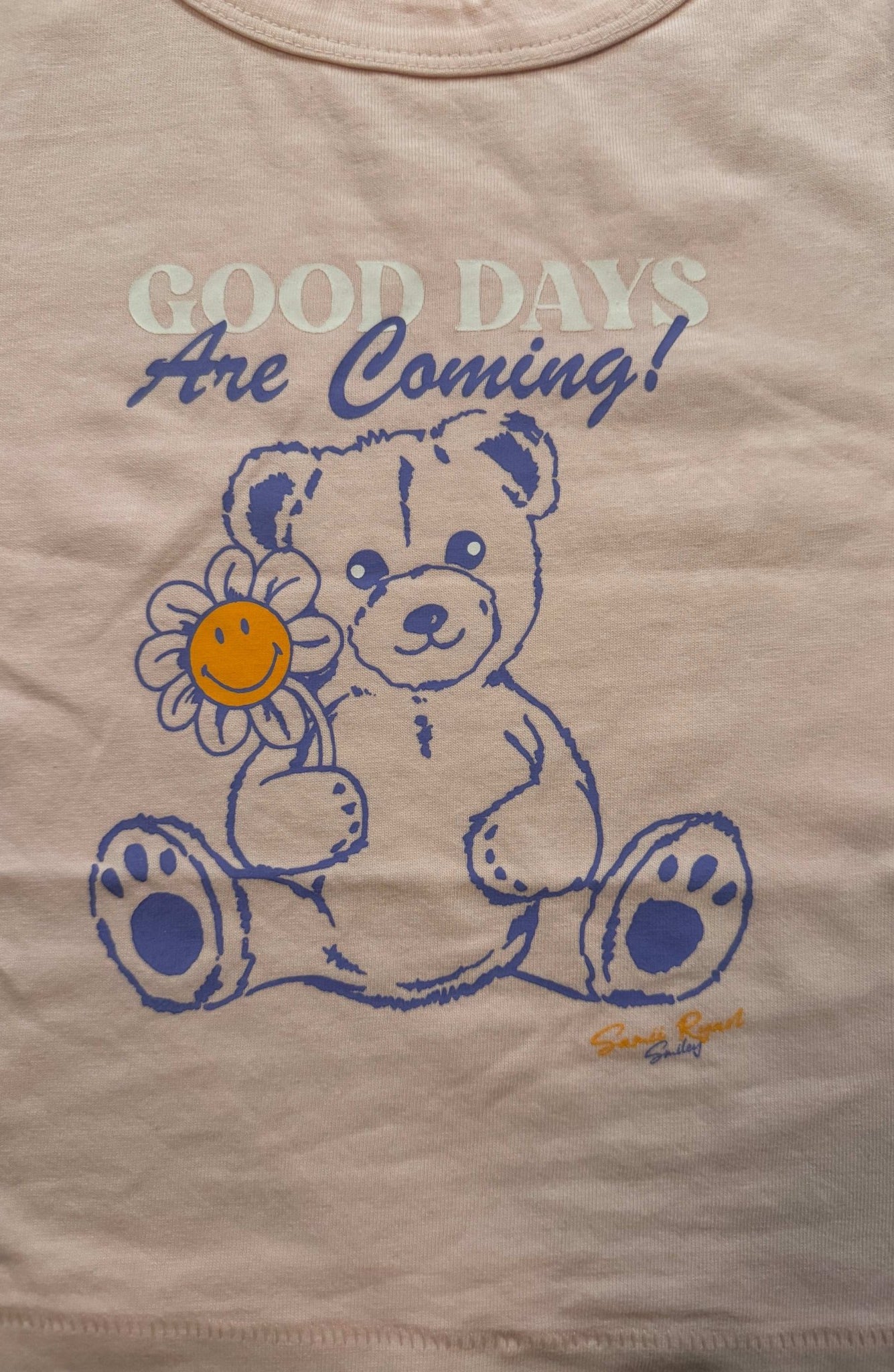 Shop Samii Ryan Samii Ryan x Smileyworld® Good Days Baby Tee T-Shirt for women – premium loungewear and festival fashion at Spoiled Brat