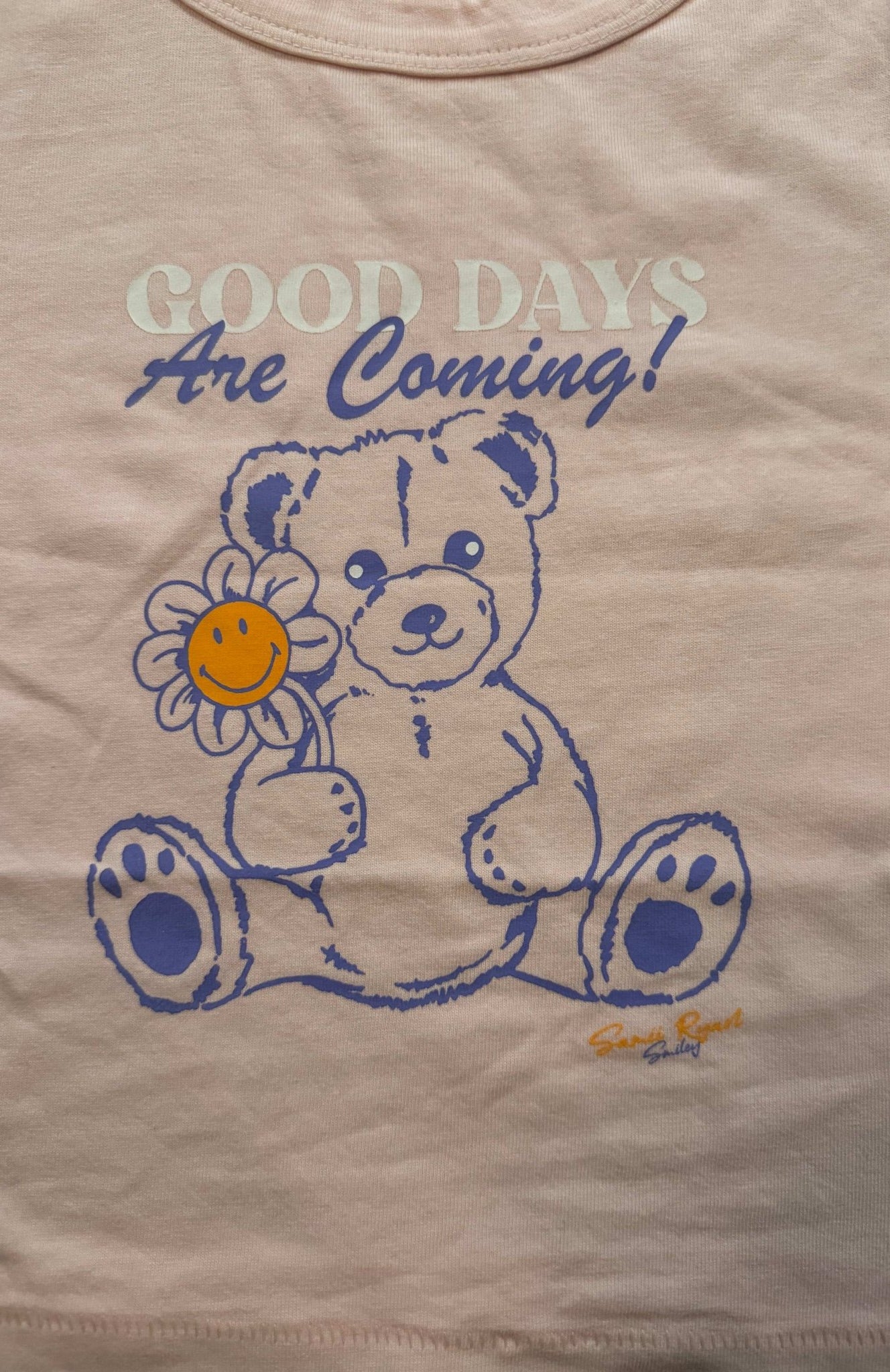 Shop Samii Ryan Samii Ryan x Smileyworld® Good Days Baby Tee T-Shirt for women – premium loungewear and festival fashion at Spoiled Brat