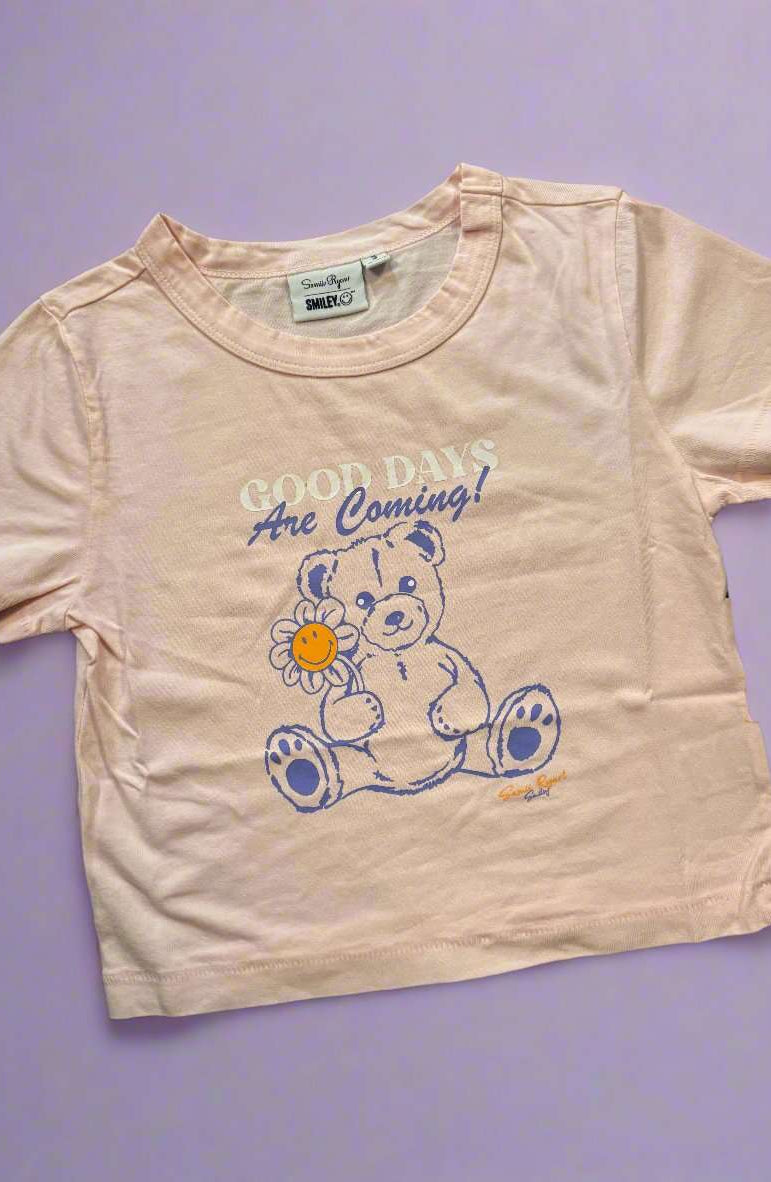 Samii Ryan x Smileyworld® Good Days Baby Tee - Spoiled Brat