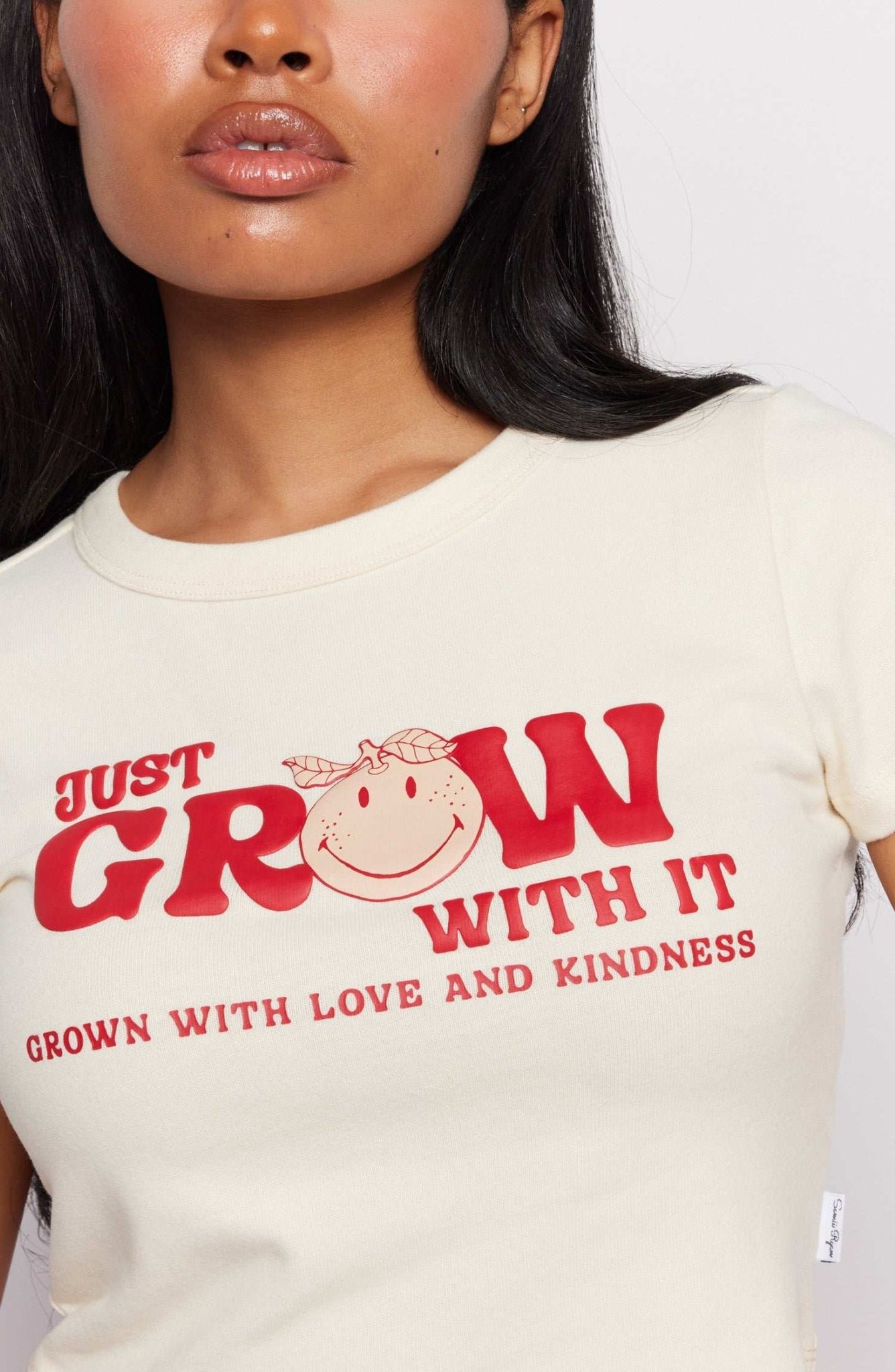Samii Ryan x Smileyworld® Just Grow With It Baby Tee - Spoiled Brat