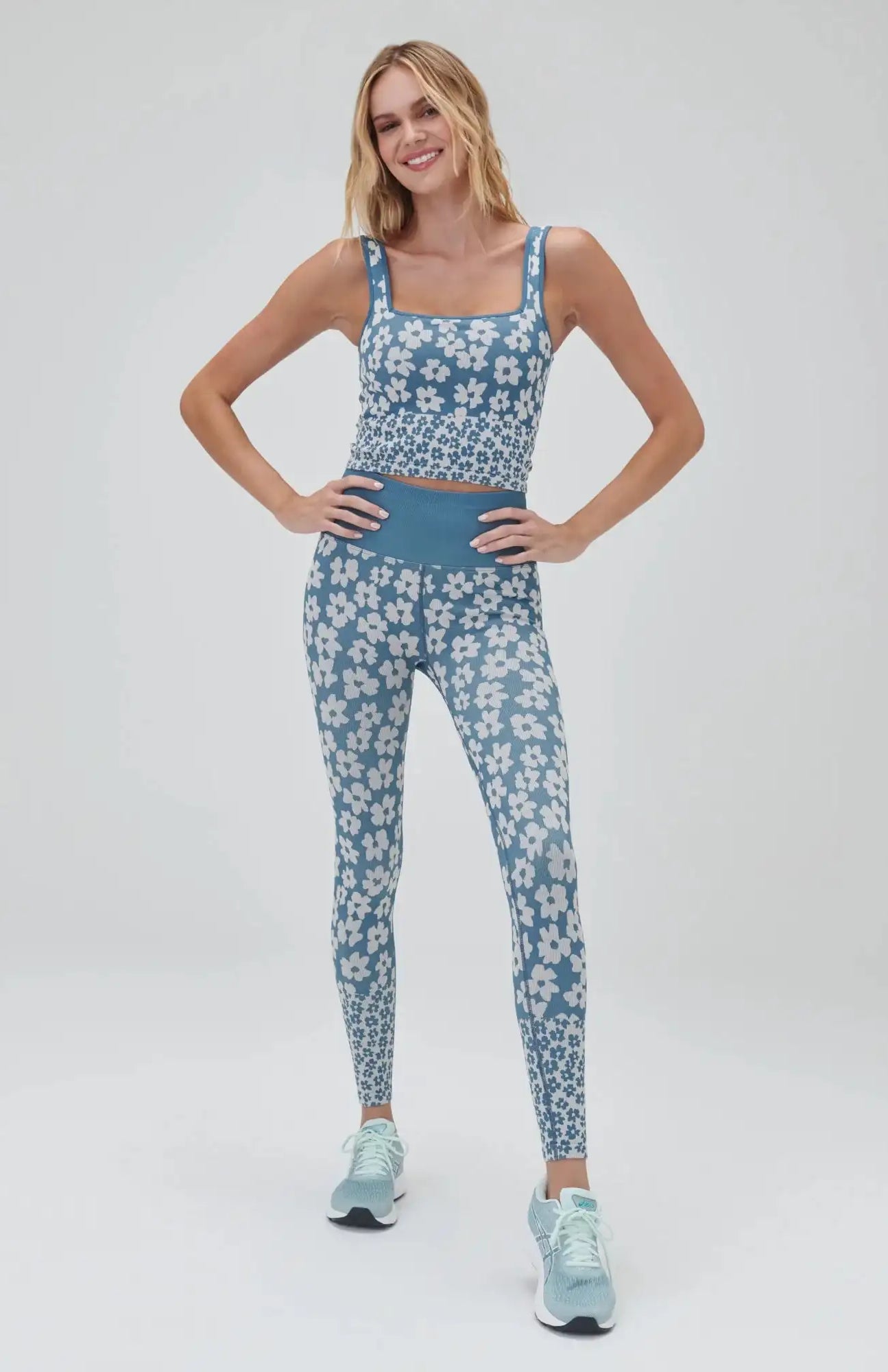 Spiritual Gangster Amara Jacquard Longline Sports Bra as seen on Whitney Port Cropped Top by Spiritual Gangster as seen on celebrities