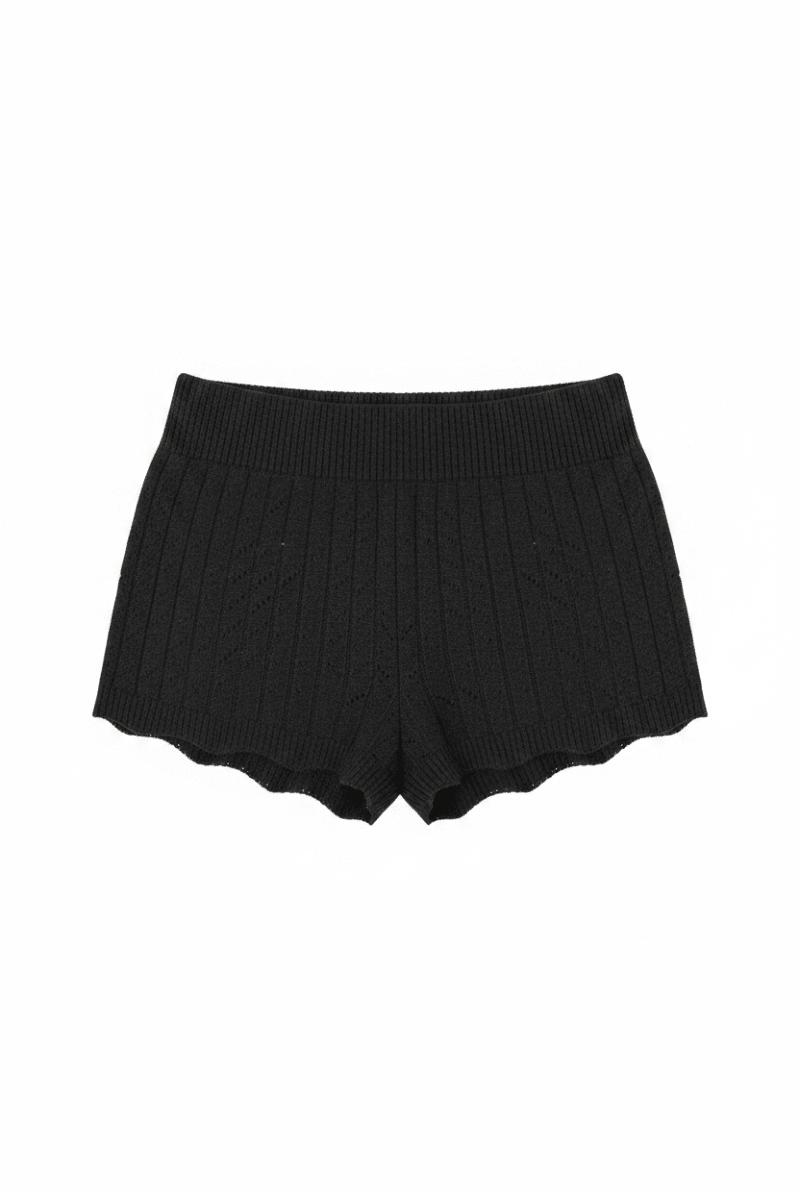 Shop Spiritual Gangster Spiritual Gangster Hudson Pointelle Sweater Shorts Shorts for women – premium loungewear and festival fashion at Spoiled Brat