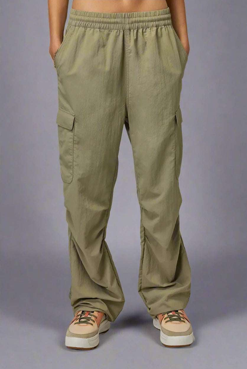 Shop Spiritual Gangster Spiritual Gangster Journey Cargo Pants in Dark Matcha Cargo Pants for women – premium loungewear and festival fashion at Spoiled Brat
