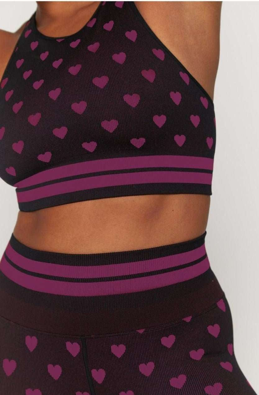 Spiritual Gangster Rosaline Love Sculpt Jacquard Seamless Leggings Leggings by Spiritual Gangster as seen on celebrities