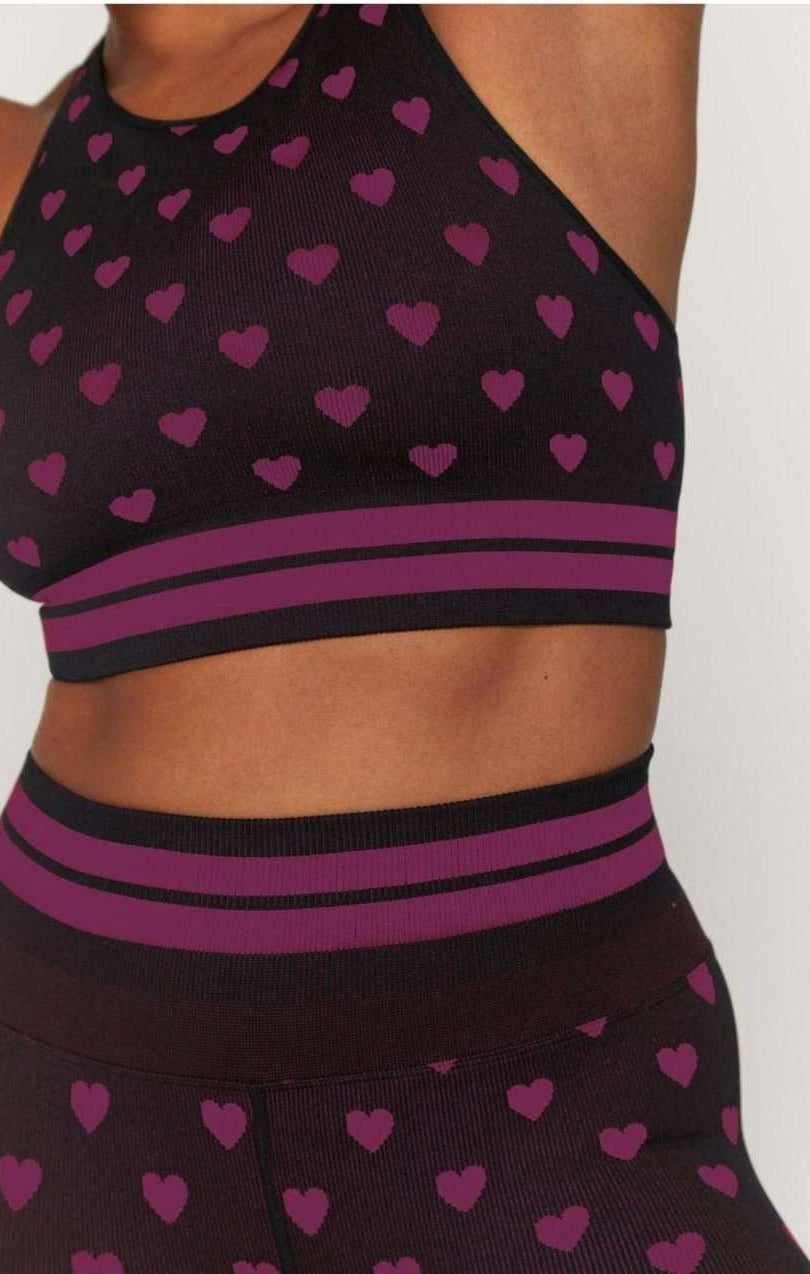 Spiritual Gangster Rosaline Love Sculpt Jacquard Seamless Leggings Leggings by Spiritual Gangster as seen on celebrities