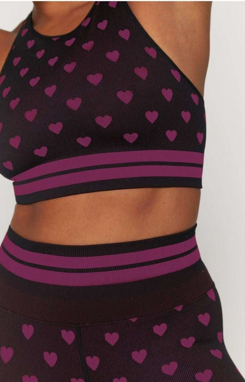 Spiritual Gangster Rosaline Love Sculpt Jacquard Seamless Leggings Leggings by Spiritual Gangster as seen on celebrities