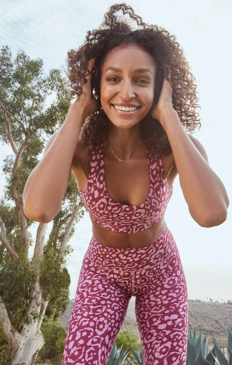 Spiritual Gangster Studio Eco Jersey Sports Bra | Cropped Top by Spiritual Gangster | Shop Premium Boutique Fashion at Spoiled Brat | Trendy Y2K style. "non wired bra, '_badge_Celeb_Pick, __label:Celeb Style | Image 2