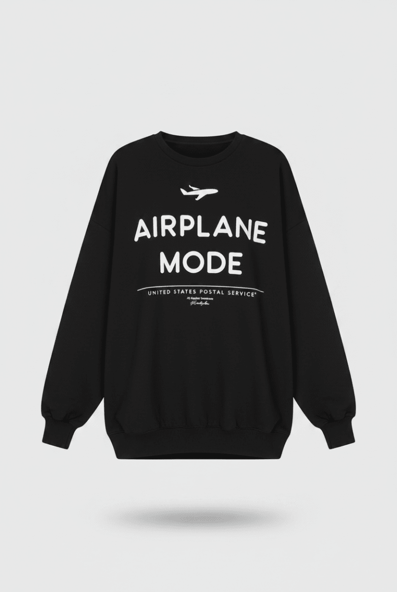 Shop The Laundry Room The Laundry Room Airplane Mode Sweater as seen on Chloe Meadows Jumper for women – premium loungewear and festival fashion at Spoiled Brat