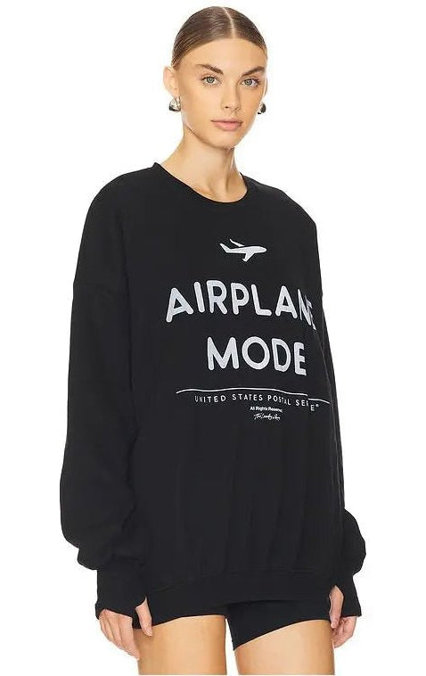 Shop The Laundry Room The Laundry Room Airplane Mode Sweater Jumper for women – premium loungewear and festival fashion at Spoiled Brat