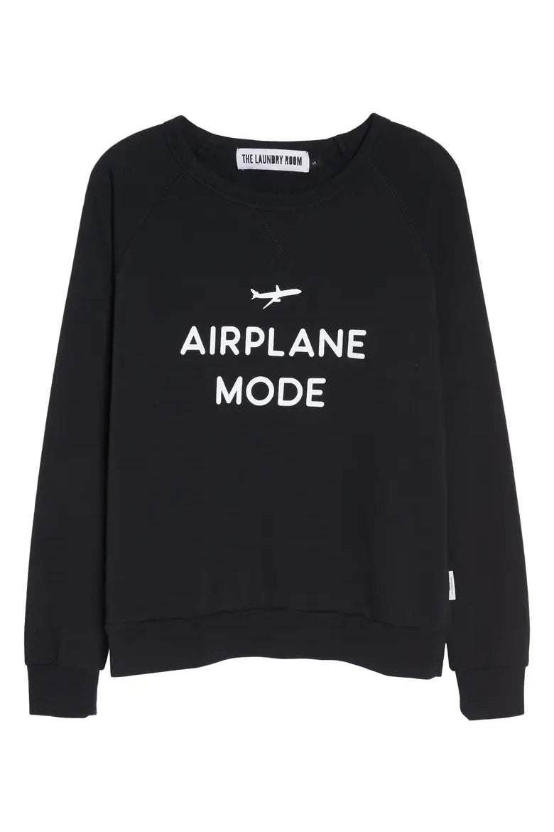 Shop The Laundry Room The Laundry Room Airplane Mode Sweater Jumper for women – premium loungewear and festival fashion at Spoiled Brat