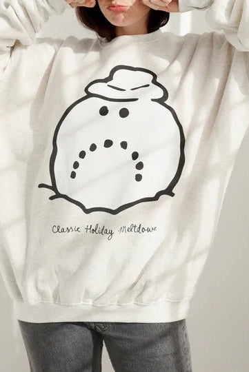 Shop The Laundry Room The Laundry Room Classic Holiday Meltdown Jumper Jumper for women – premium loungewear and festival fashion at Spoiled Brat