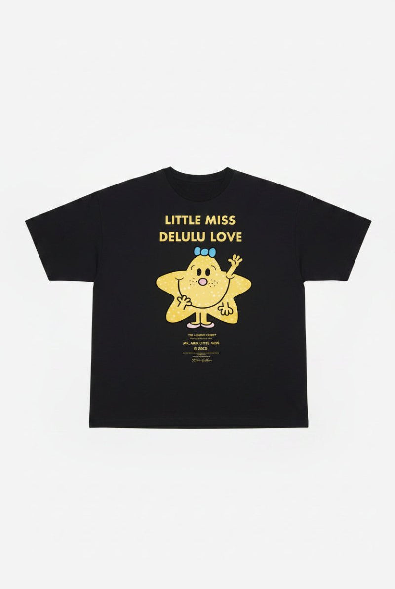 Shop The Laundry Room The Laundry Room Little Miss Delulu Love Oversized Tee T-Shirt for women – premium loungewear and festival fashion at Spoiled Brat