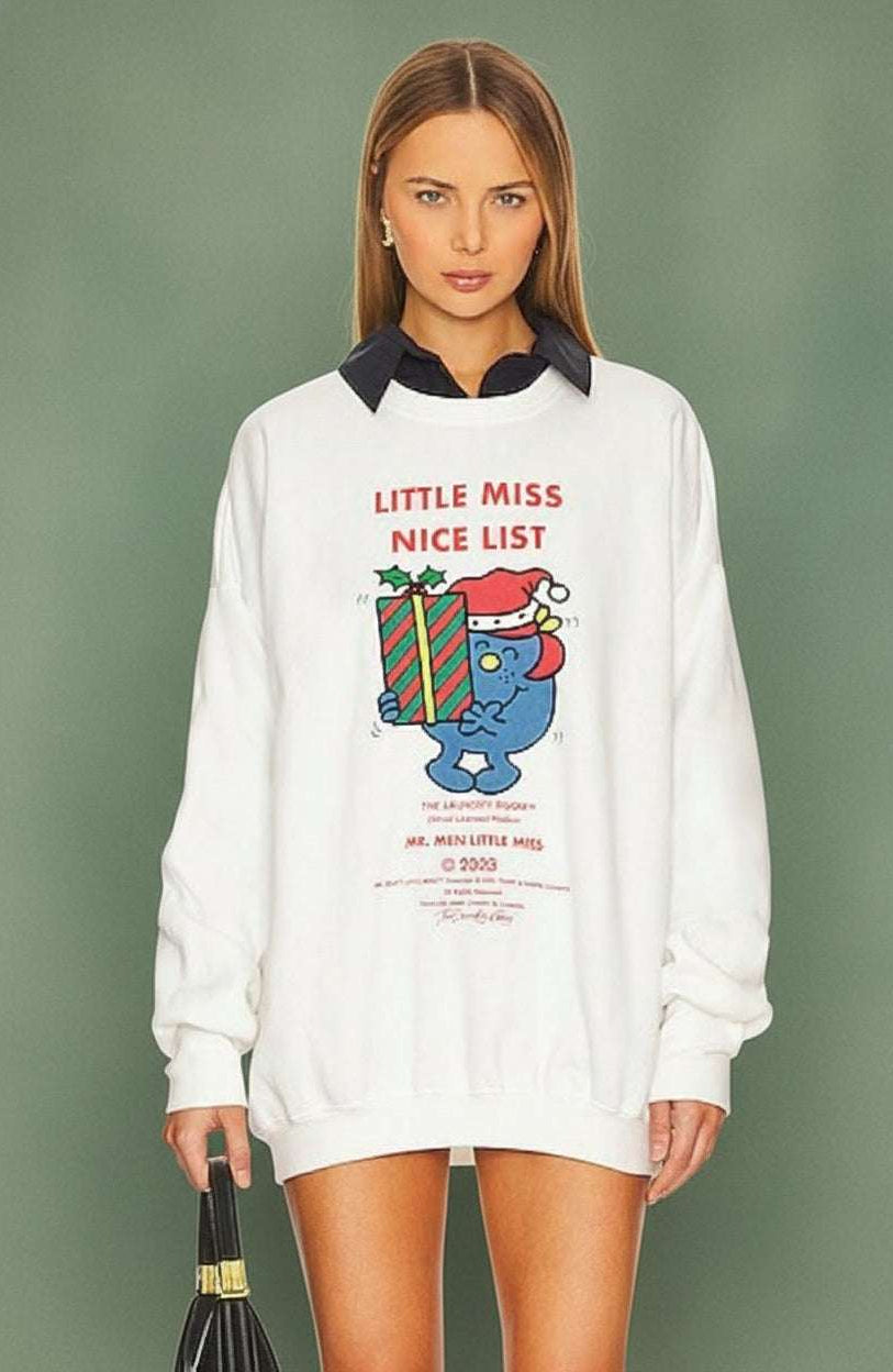 The Laundry Room Little Miss Nice List Christmas Jumper by The Laundry Room – Jumper – S | Spoiled Brat UK
