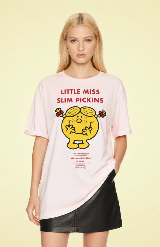 Shop The Laundry Room The Laundry Room Little Miss Slim Pickins Oversized Tee T-Shirt for women – premium loungewear and festival fashion at Spoiled Brat