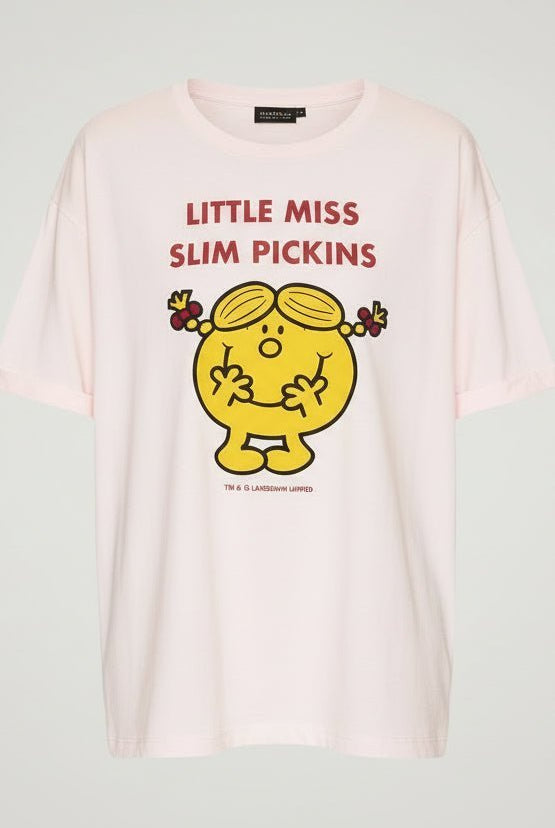 Shop The Laundry Room The Laundry Room Little Miss Slim Pickins Oversized Tee T-Shirt for women – premium loungewear and festival fashion at Spoiled Brat