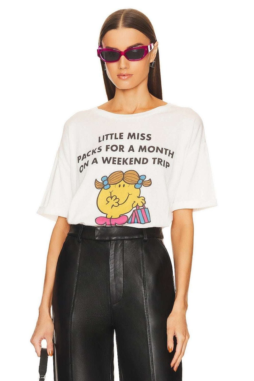 Shop The Laundry Room The Laundry Room Little Miss Weekend Trip Oversized Tee T-Shirt for women – premium loungewear and festival fashion at Spoiled Brat