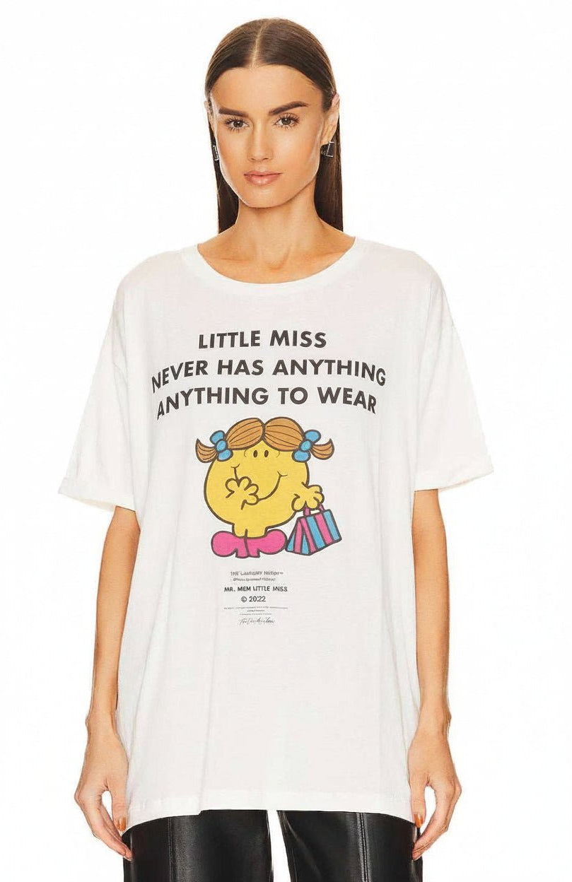 Shop The Laundry Room The Laundry Room Little Miss Weekend Trip Oversized Tee T-Shirt for women – premium loungewear and festival fashion at Spoiled Brat