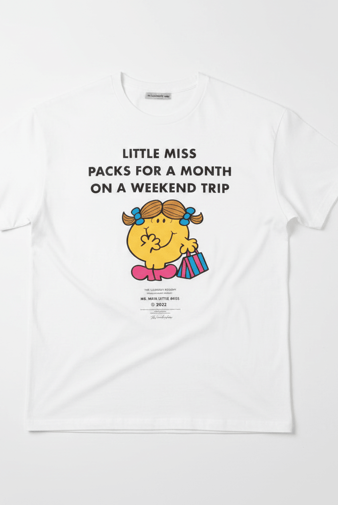 Shop The Laundry Room The Laundry Room Little Miss Weekend Trip Oversized Tee T-Shirt for women – premium loungewear and festival fashion at Spoiled Brat