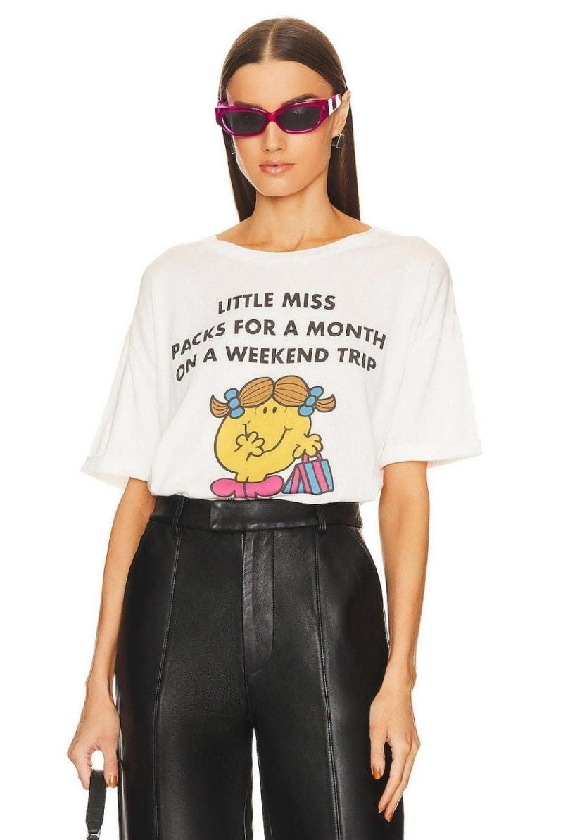 Shop The Laundry Room The Laundry Room Little Miss Weekend Trip Oversized Tee T-Shirt for women – premium loungewear and festival fashion at Spoiled Brat