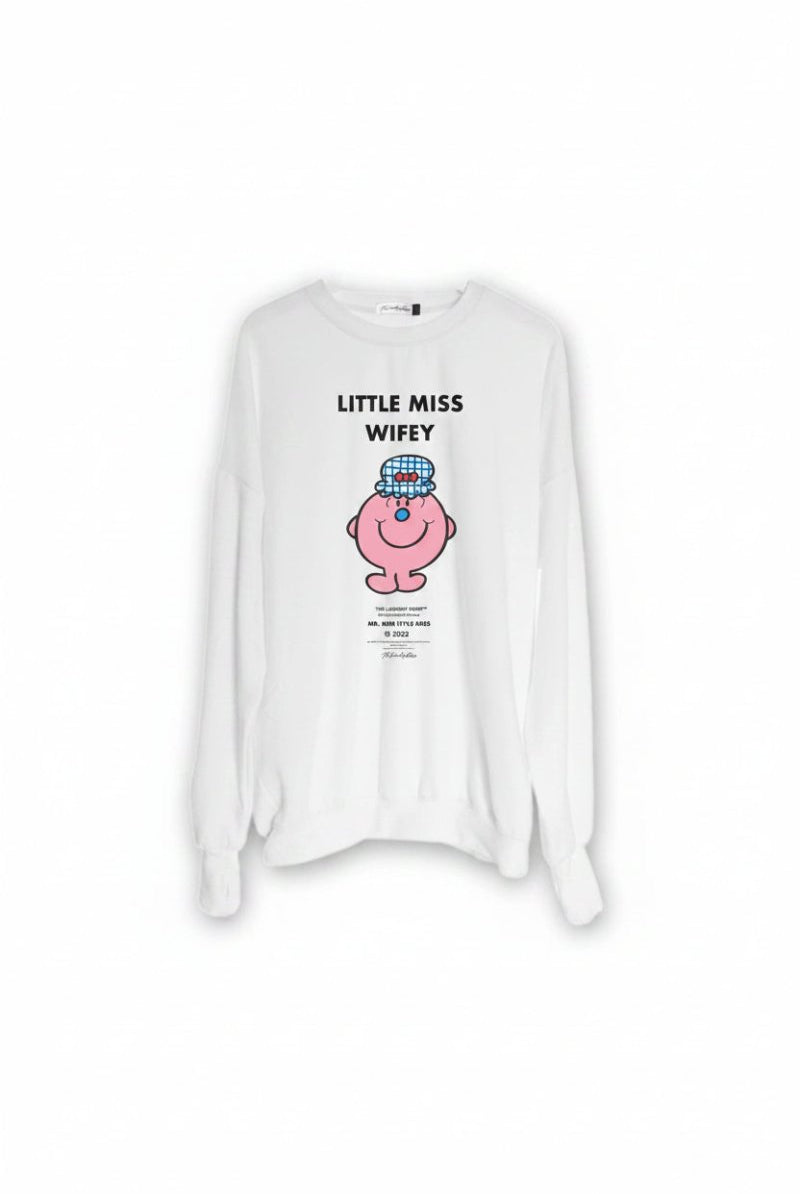 Shop The Laundry Room The Laundry Room Little Miss Wifey Sweater Jumper for women – premium loungewear and festival fashion at Spoiled Brat