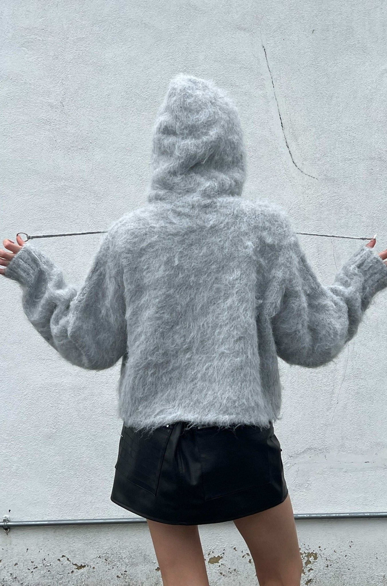 Shop The Ragged Priest The Ragged Priest Arctic Fluffy Knit Hoodie Hoodie for women – premium loungewear and festival fashion at Spoiled Brat