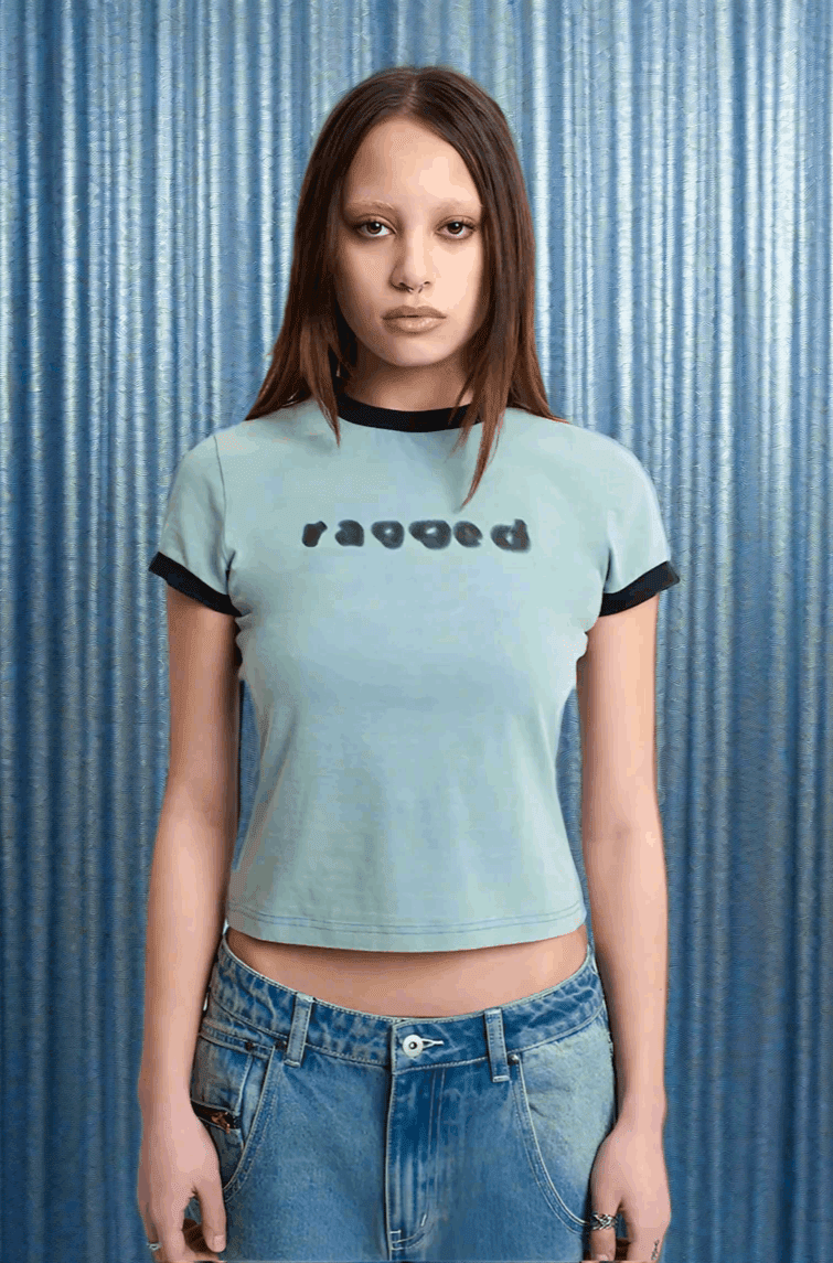 The Ragged Priest Blur Baby Tee - Spoiled Brat