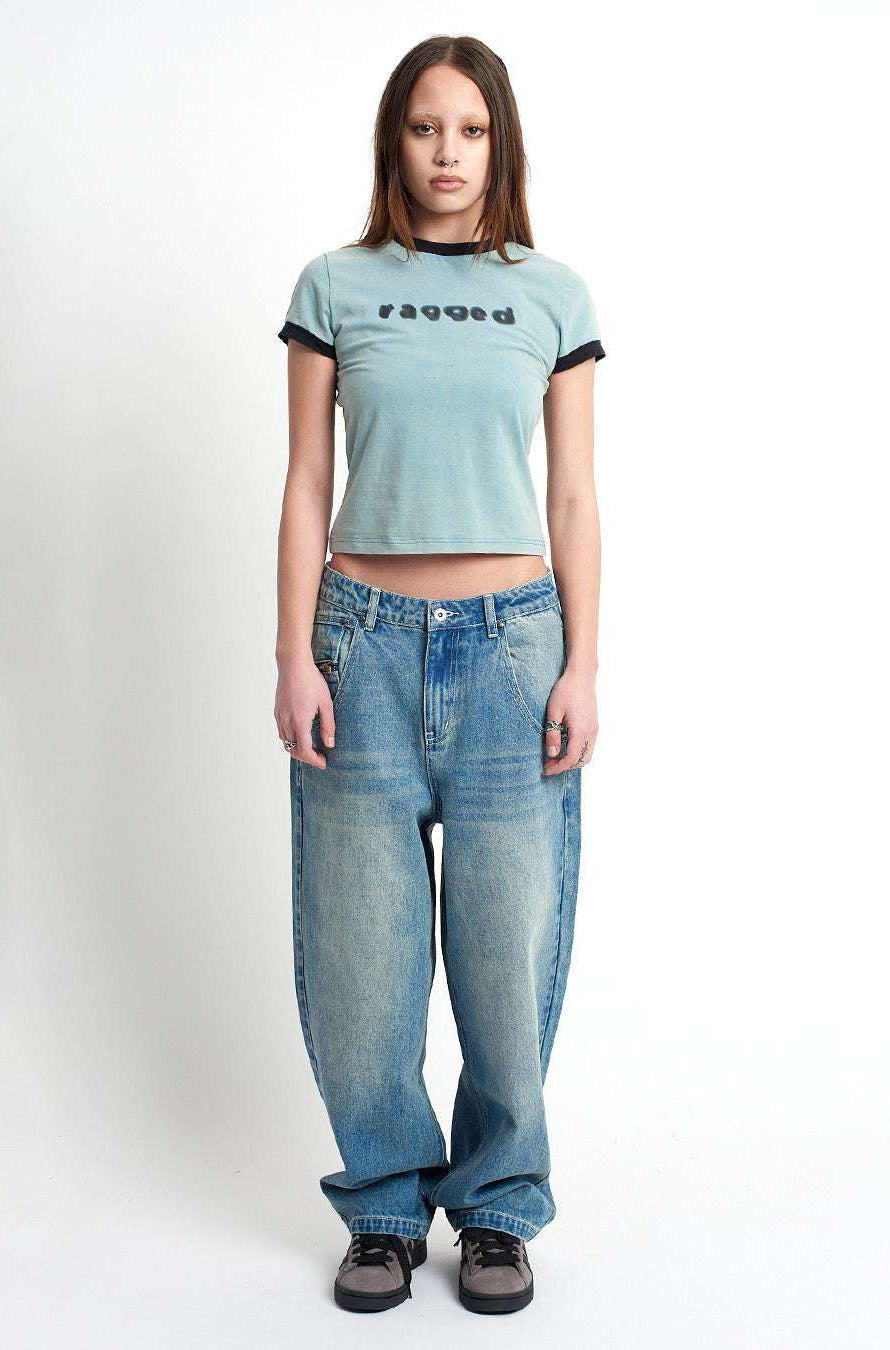 The Ragged Priest Blur Baby Tee - Spoiled Brat