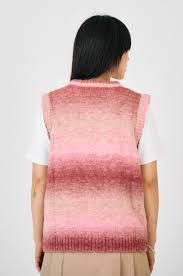 Shop The Ragged Priest The Ragged Priest Club Spacedye Knit Vest Top Jumper for women – premium loungewear and festival fashion at Spoiled Brat