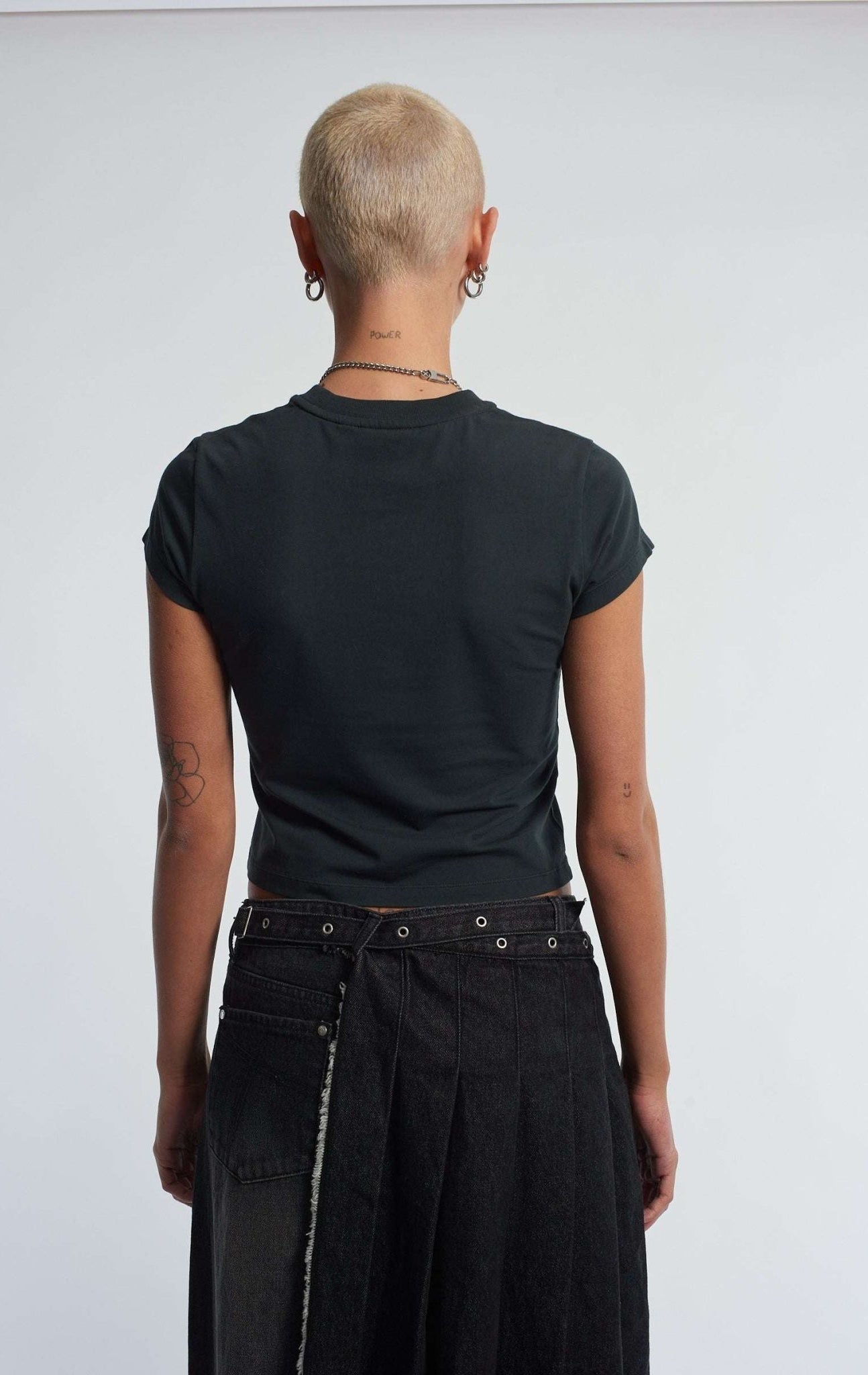 Shop The Ragged Priest The Ragged Priest Cross My Heart Baby Tee Top for women – premium loungewear and festival fashion at Spoiled Brat