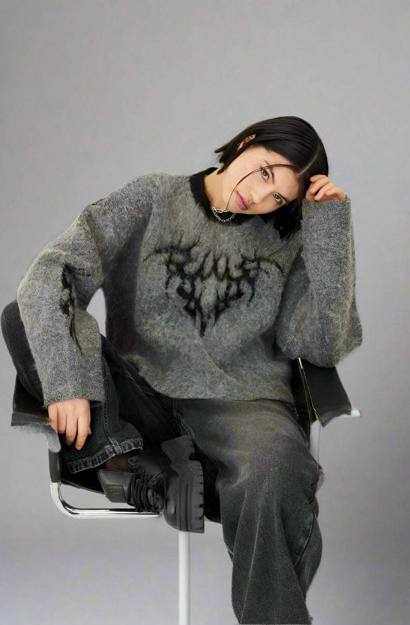 The Ragged Priest Idol Graphic Knit Jumper - Spoiled Brat