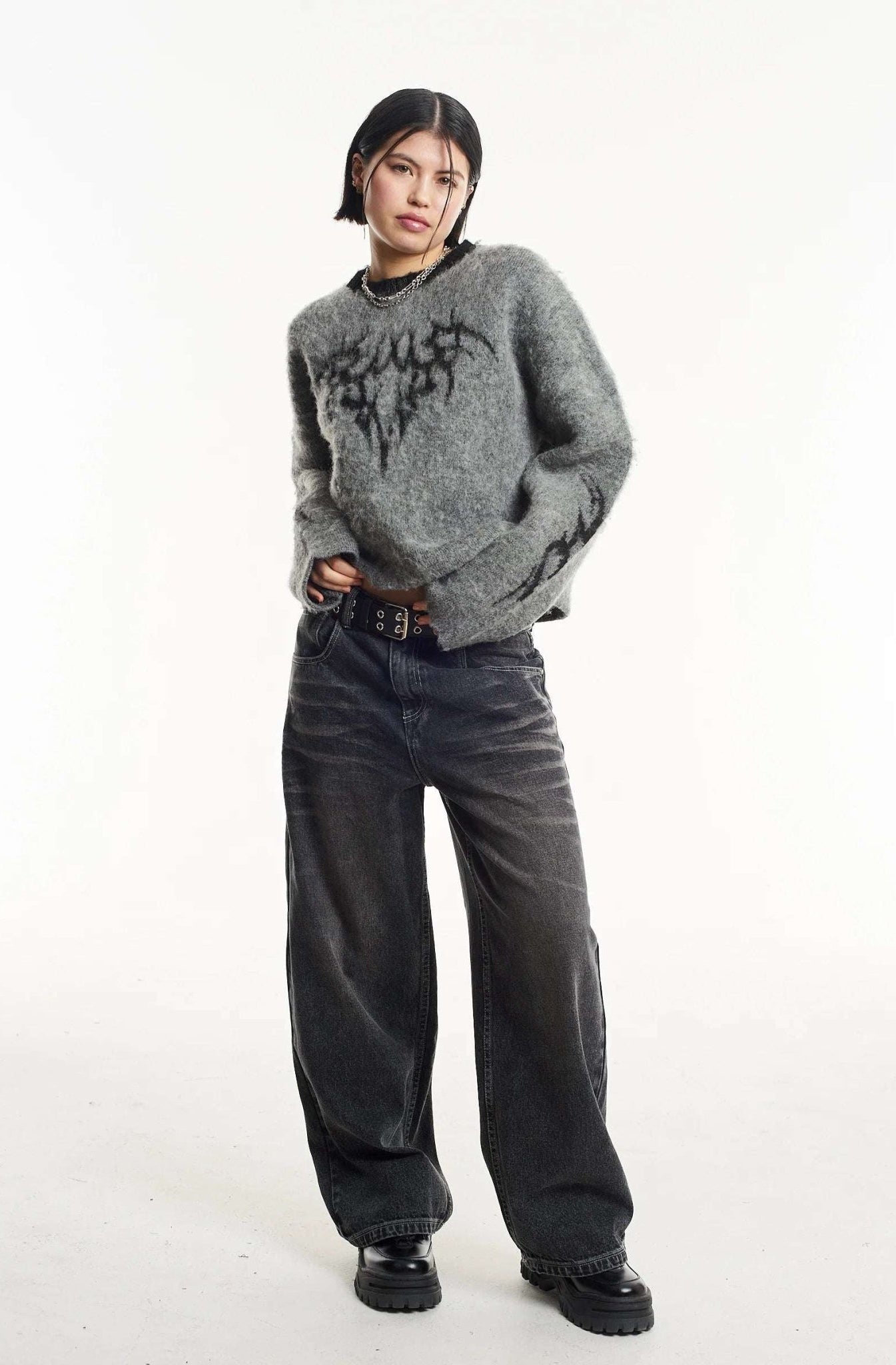 The Ragged Priest Idol Graphic Knit Jumper - Spoiled Brat