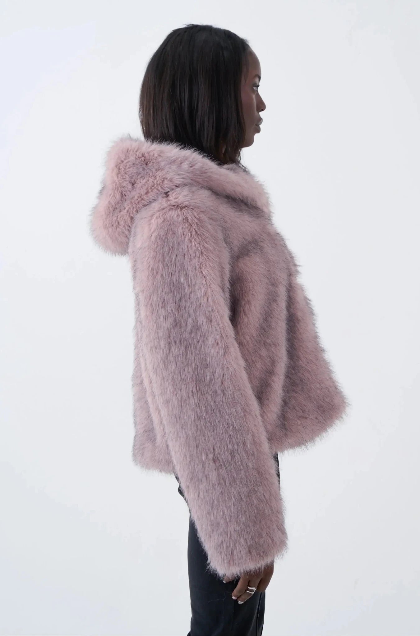 Shop The Ragged Priest The Ragged Priest Julia Pink Faux Fur Coat Jacket for women – premium loungewear and festival fashion at Spoiled Brat