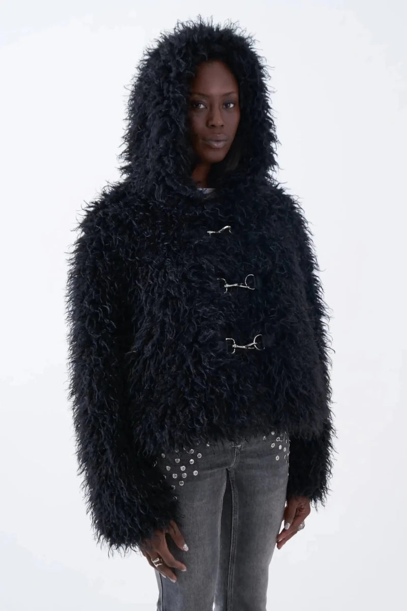 Shop The Ragged Priest The Ragged Priest Julia Shaggy Faux Fur Coat Jacket for women – premium loungewear and festival fashion at Spoiled Brat