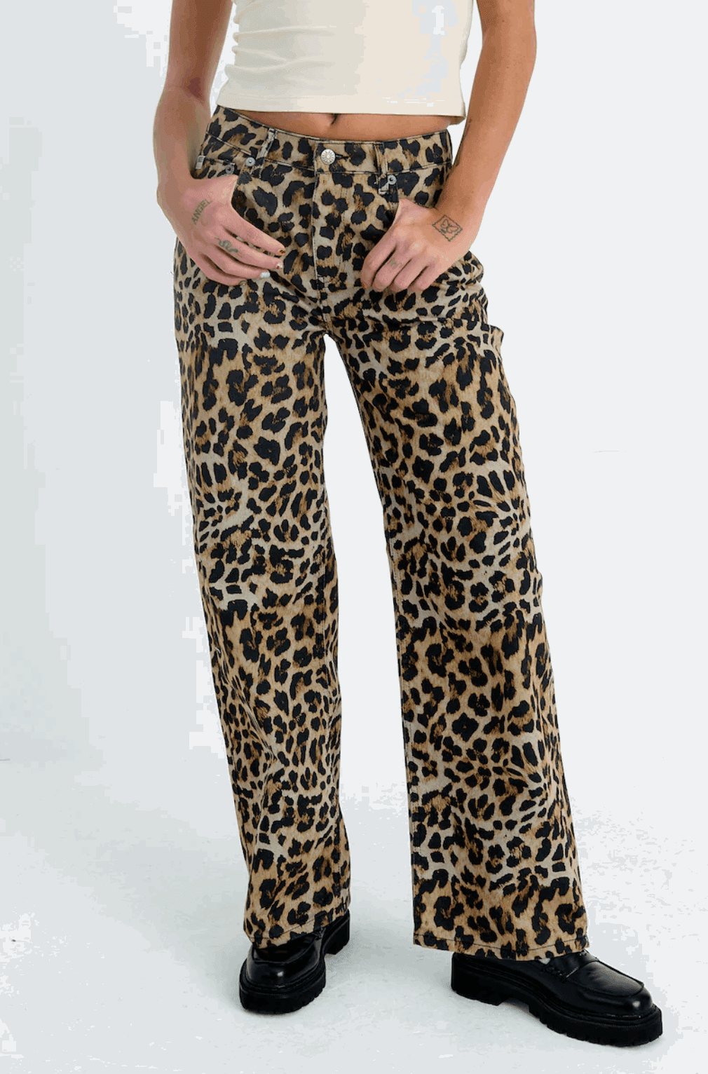 The Ragged Priest Leopard Wash Release Jeans - Spoiled Brat