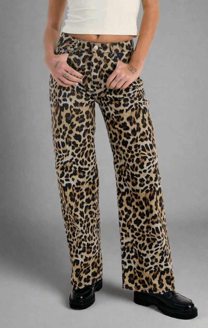 The Ragged Priest Leopard Wash Release Jeans - Spoiled Brat