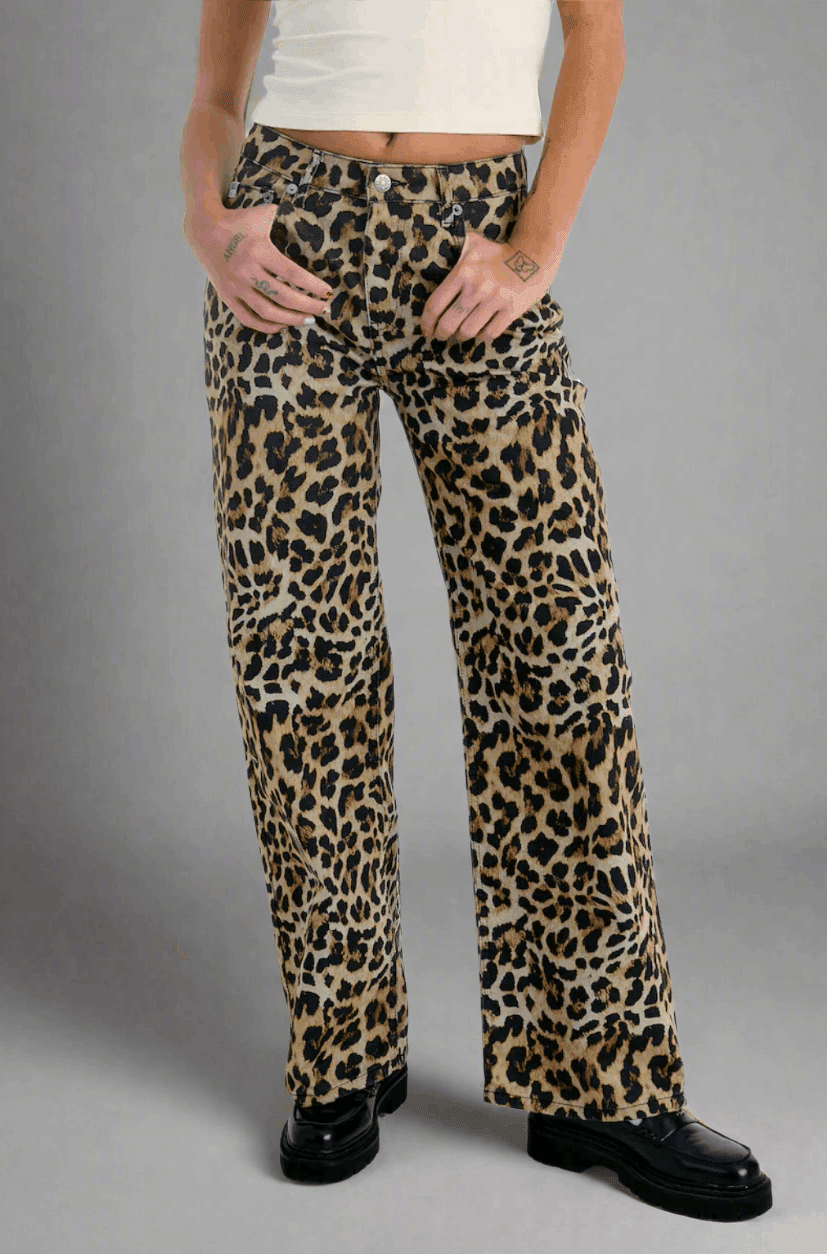 The Ragged Priest Leopard Wash Release Jeans - Spoiled Brat