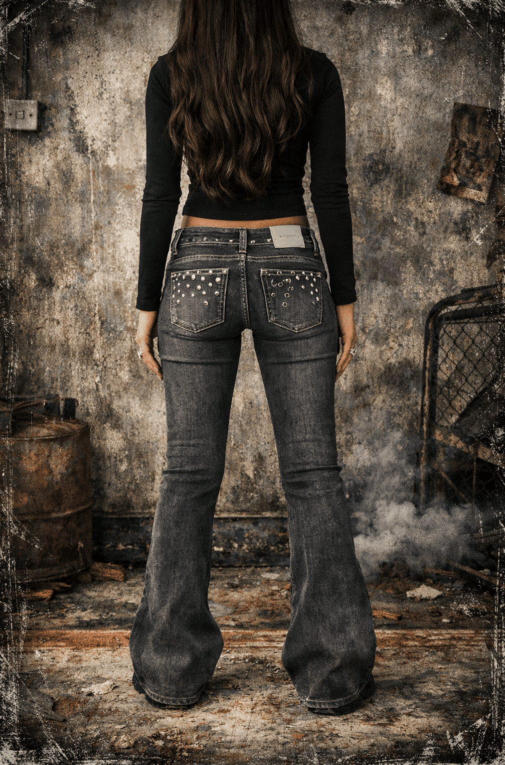 The Ragged Priest Locket Charlie Studded Jeans - Spoiled Brat