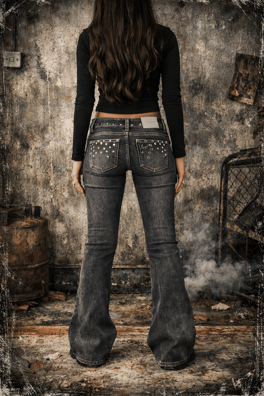 The Ragged Priest Locket Charlie Studded Jeans - Spoiled Brat