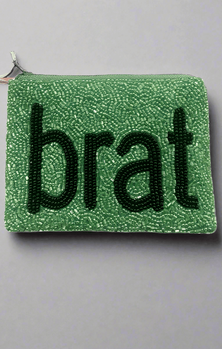 Tiana Designs Hand Beaded BRAT Coin Purse - Spoiled Brat