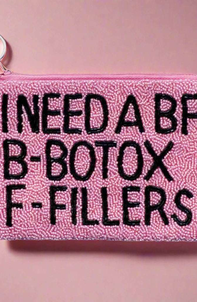 Shop Tiana New York Tiana Designs Hand Beaded I Need a BF Coin Purse Purse for women – premium loungewear and festival fashion at Spoiled Brat