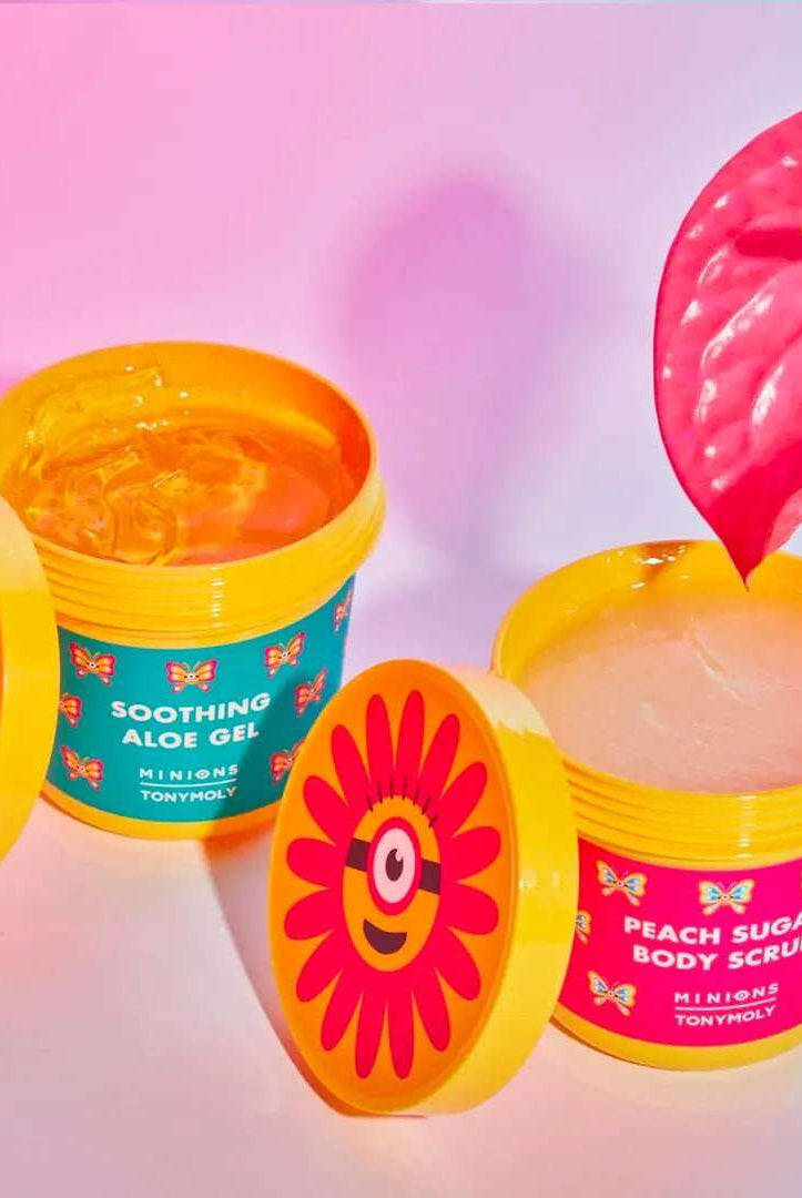 Tony Moly x Minions Peach Sugar Body Scrub Body Wash by Tony Moly as seen on celebrities