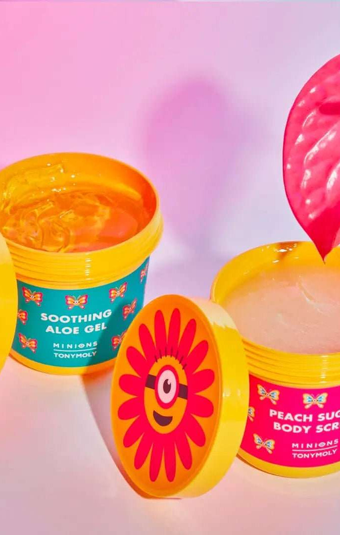 Tony Moly x Minions Peach Sugar Body Scrub Body Wash by Tony Moly as seen on celebrities