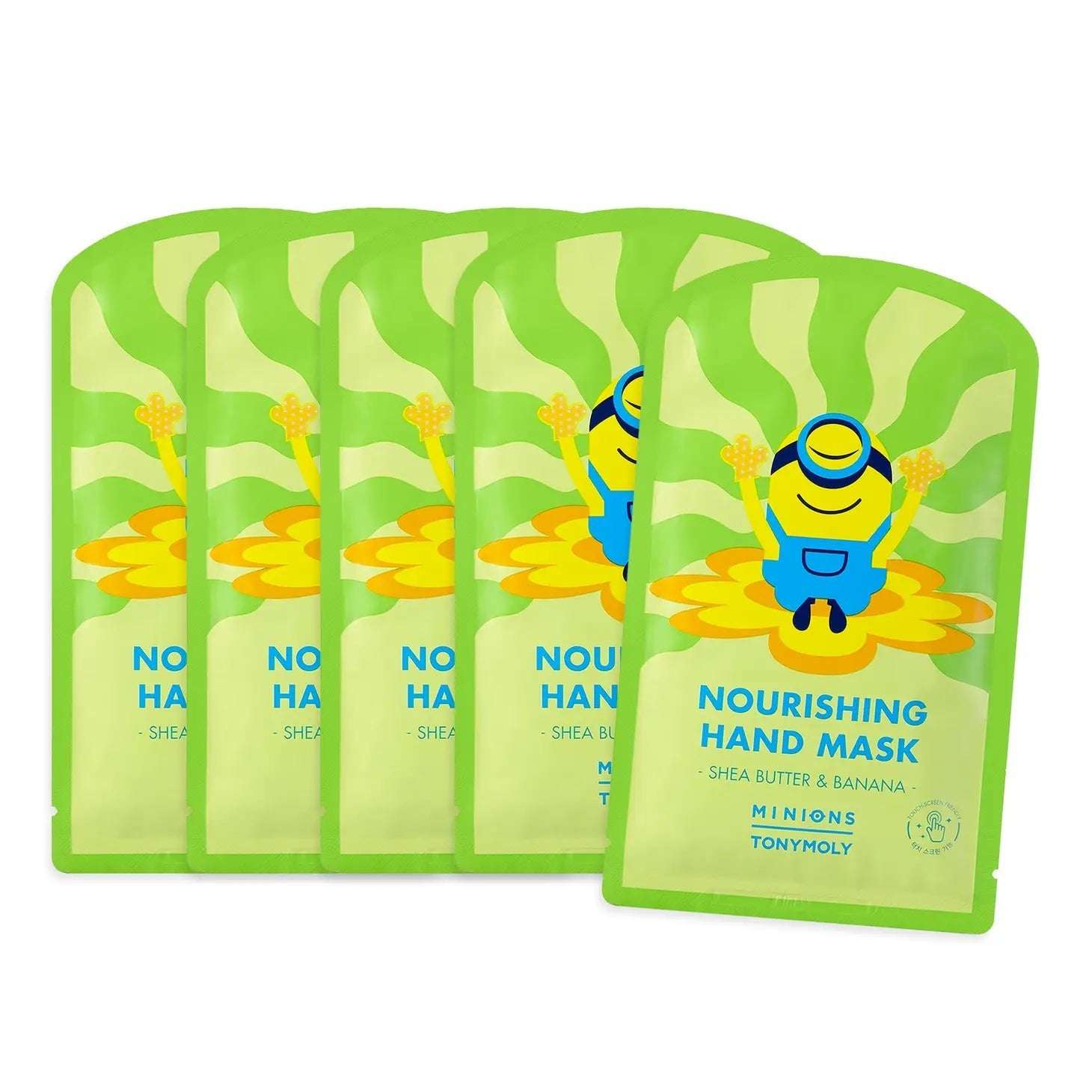 TonyMoly x Minions Nourishing Banana Hand Mask Beauty Product by Tony Moly as seen on celebrities