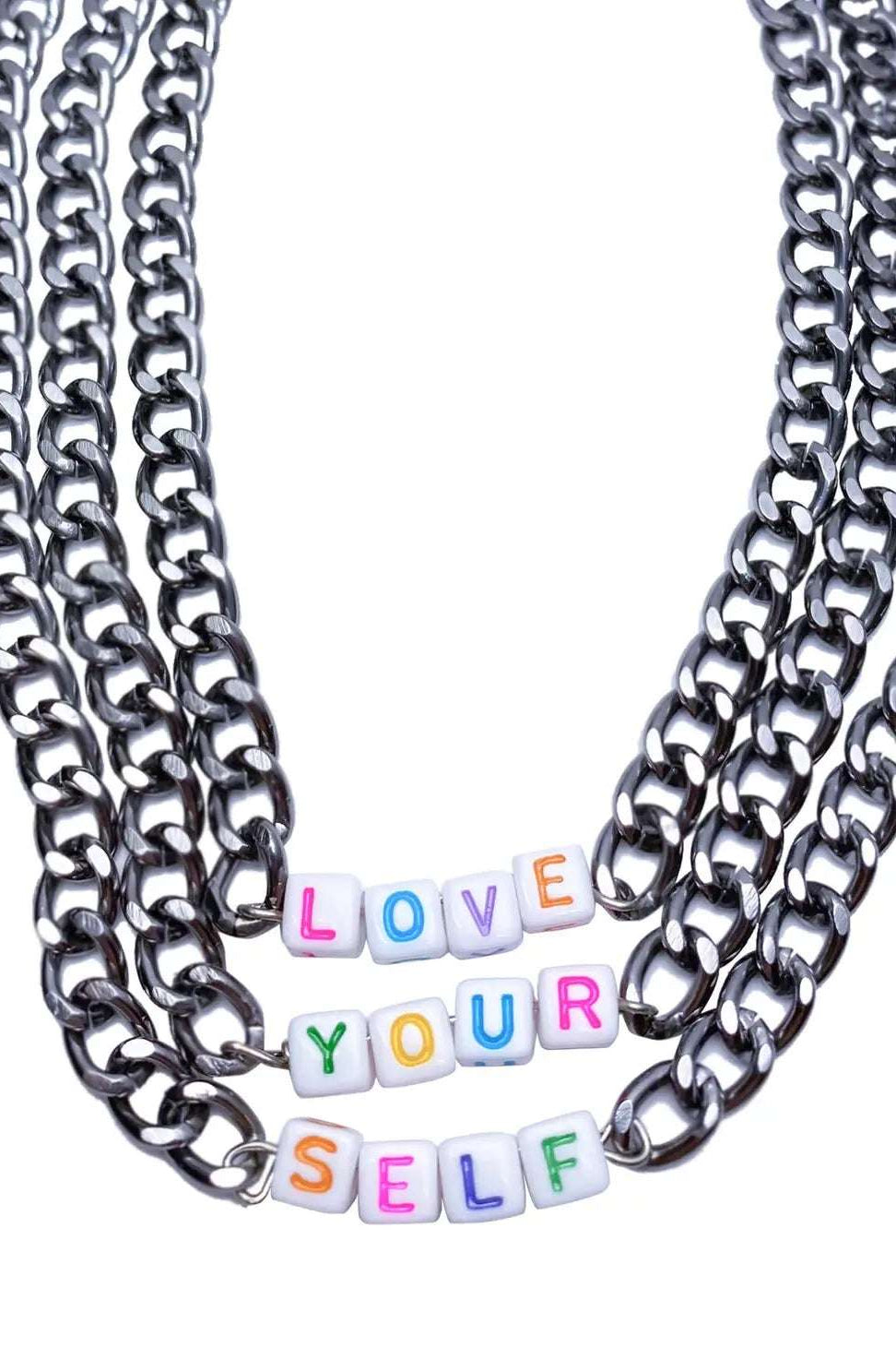 Trixy Starr Love Your Self Necklace Necklace by Trixy Starr as seen on celebrities