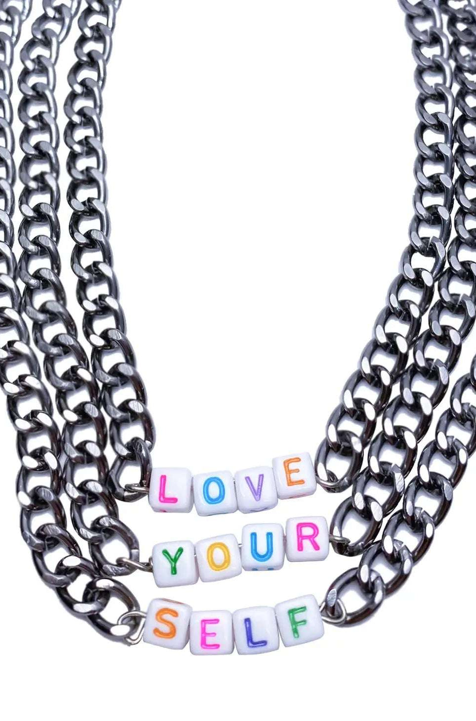 Trixy Starr Love Your Self Necklace Necklace by Trixy Starr as seen on celebrities