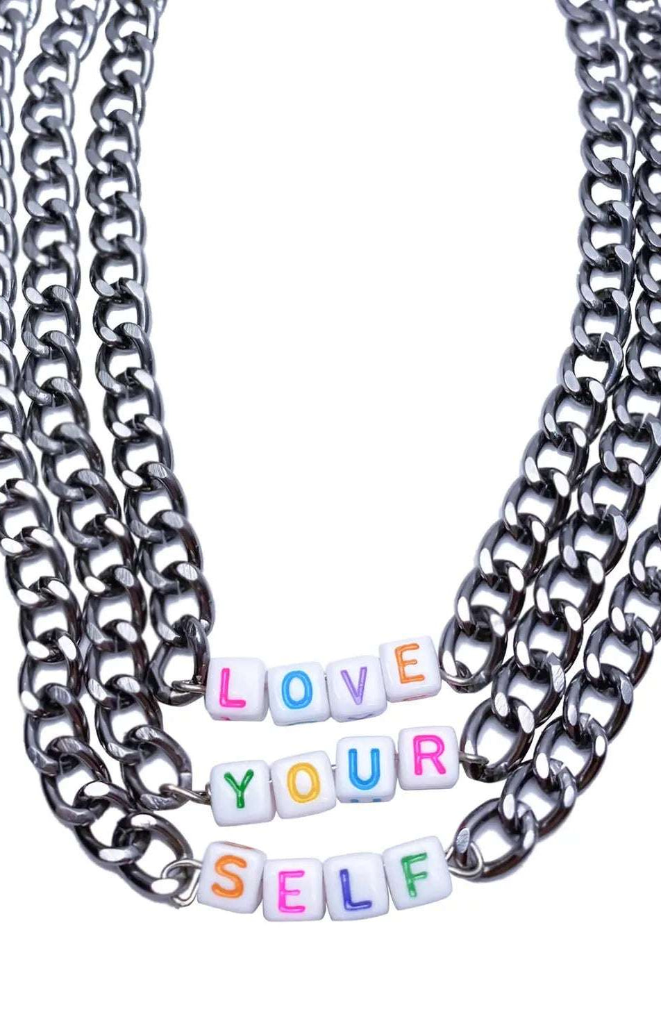 Trixy Starr Love Your Self Necklace Necklace by Trixy Starr as seen on celebrities