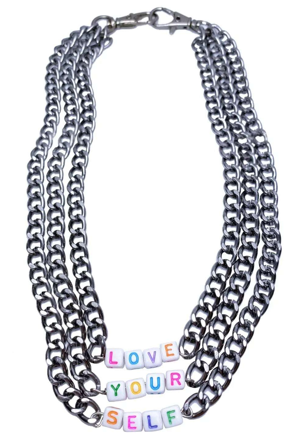 Trixy Starr Love Your Self Necklace Necklace by Trixy Starr as seen on celebrities